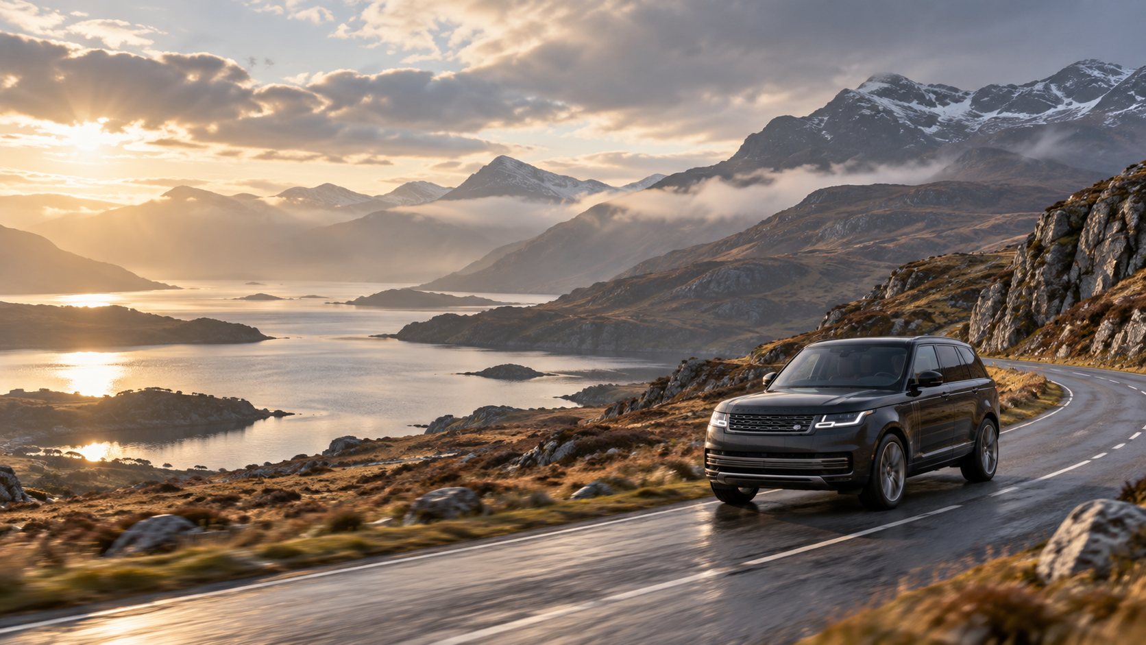 Illustrative private journey through the Scottish Highlands